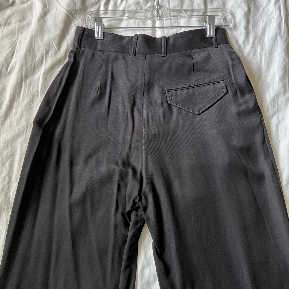 High waisted wide leg pants